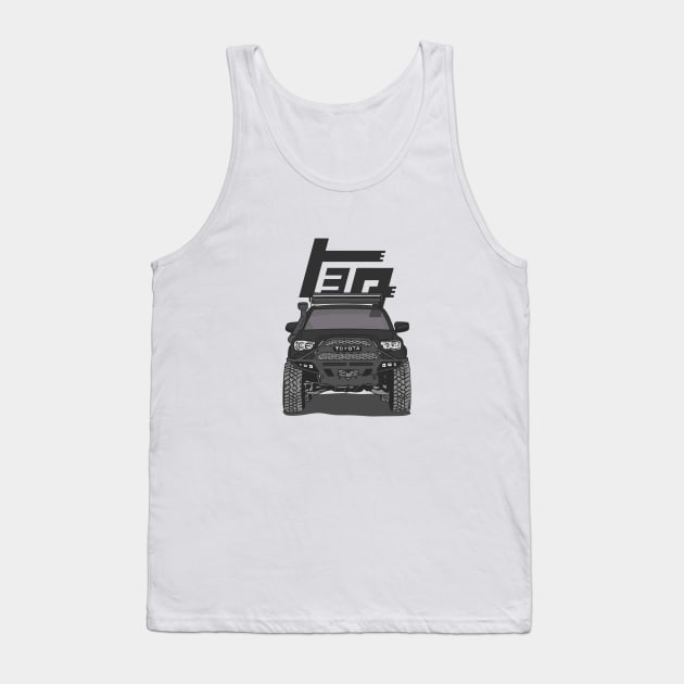 4Runner TRD Offroad adventures - Black Essential Tank Top by 4x4 Sketch